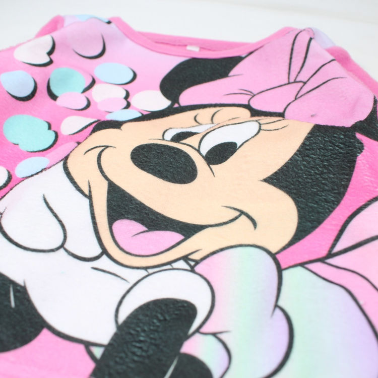 Picture of C033 DISNEY MINNIE MOUSE THERMAL FLEECY TWO PIECE PYJAMA